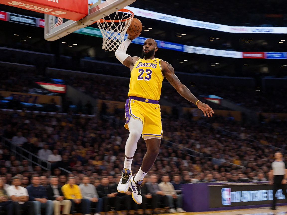 NBA比赛中球员精彩扣篮瞬间