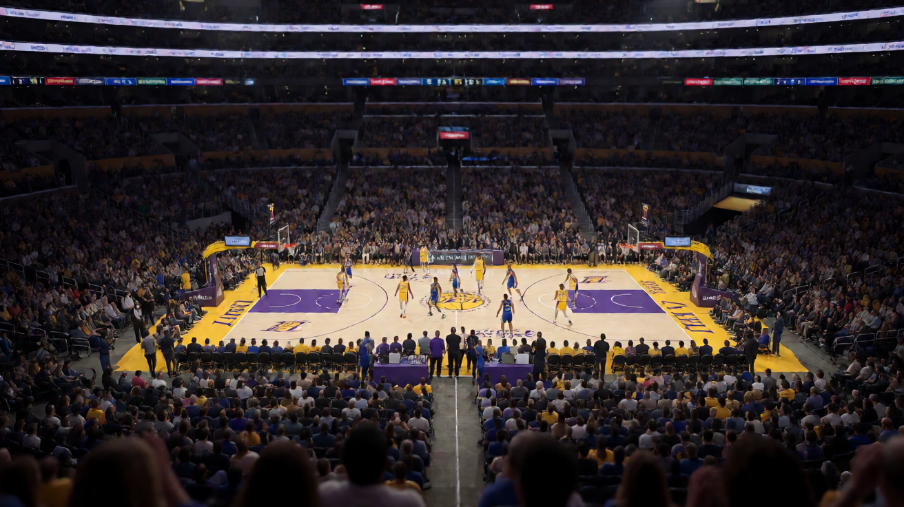 篮球比分平台展示NBA比赛现场高清画面